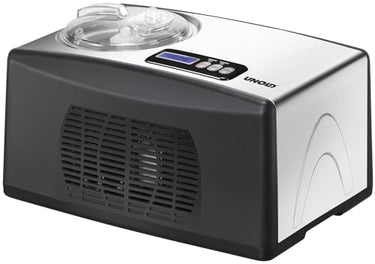 UNOLD 48806 Eismaschine Cortina - mit Kompressor, 150 watt, 1,5 Liter Eiscreme, für Eis, Sorbet und Frozen Joghurt, Sahneeis, Edelstahlgehäuse, Digitaler Timer, LCD- Display, Stainless steel im Sale